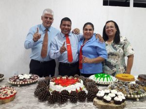 Recebendo Pastor Miguel Cabrera e sua esposa Pastora Yrlenis Carvajal 2